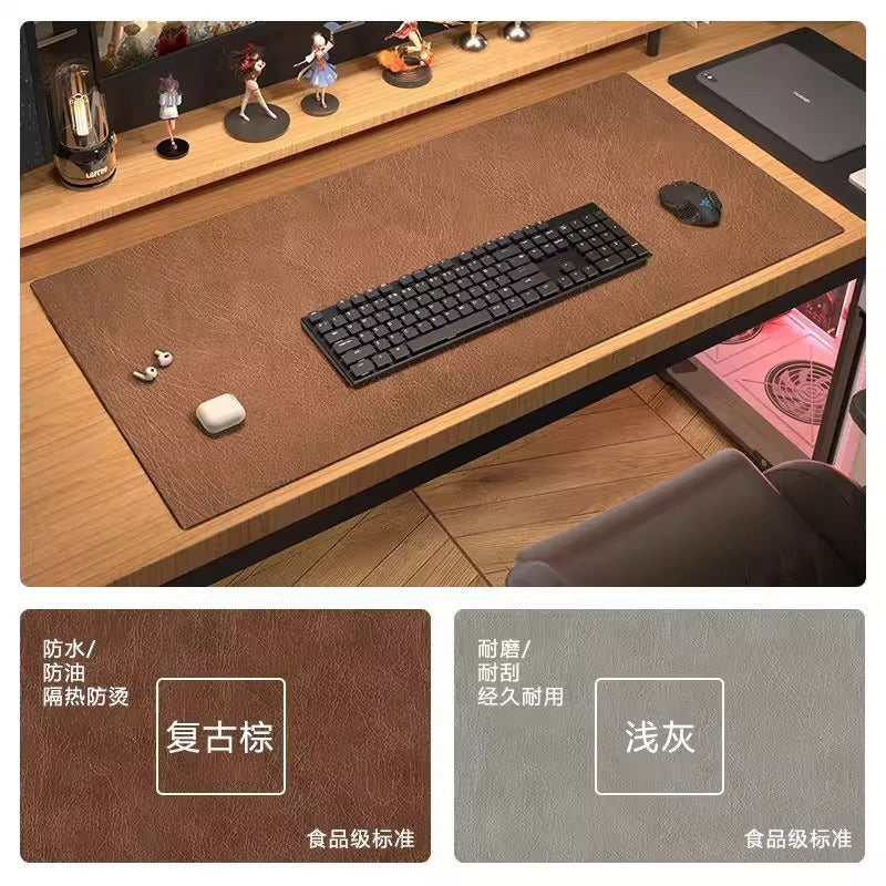 Aovela Leather Grain Dual-Side Desk Mat