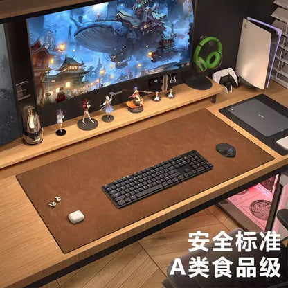 Aovela Leather Grain Dual-Side Desk Mat