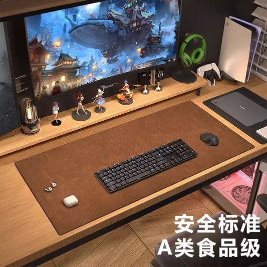 Aovela Leather Grain Dual-Side Desk Mat