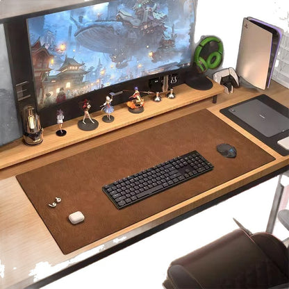 Aovela Leather Grain Dual-Side Desk Mat